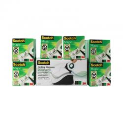 Cheap Stationery Supply of Scotch Magic Tape 810 19mm x 33m (Pack of 16) with Free Dispenser 8-1933R16060 3M34916 Office Statationery