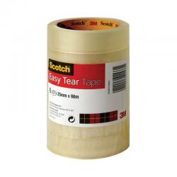 Cheap Stationery Supply of Scotch Easy Tear Clear Tape 25mm x 66m (Pack of 6) ET2566T6 3M41533 Office Statationery