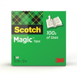 Cheap Stationery Supply of Scotch Magic Tape 810 Solvent-Free 19mmx33m Transparent 8101933 3M66729 Office Statationery