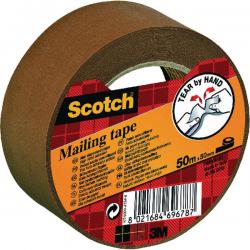 Cheap Stationery Supply of Scotch Paper Brown Mailing Tape 50mmx50m Non-Siliconised P.5050.S 3M69678 Office Statationery