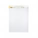 The picture shows two pack of Post-it Flipchart Pads, each 775x635mm, with the iconic yellow Post-it design. These pads are Super Sticky and ideal for meetings.