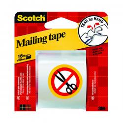 Cheap Stationery Supply of Scotch Clear Hand Tearable Packaging Tape 50mmx16m E5106C 3M77293 Office Statationery