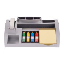 Cheap Stationery Supply of Post-it Desk Organiser Silver 6 Compartment 7000062207 3M86763 Office Statationery