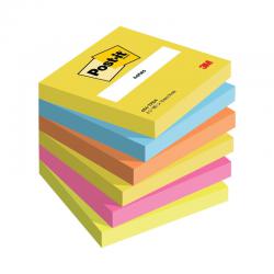 Cheap Stationery Supply of Post-it Notes 76 x 76mm Energy Colours (Pack of 6) 654TF 3M87123 Office Statationery