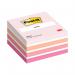 A photo of Post-it and Re-Move Products would show a colourful cube of Pastel Pink Post-it Notes, measuring 76 x 76mm. The notes feature the classic Post-it design and branding.