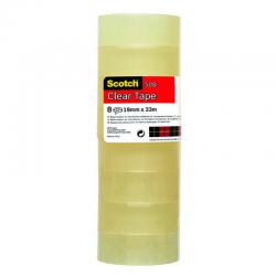 Cheap Stationery Supply of Scotch Self Adhesive Tape 19mm x 33m Clear (Pack of 8) 7100213205 3M91994 Office Statationery