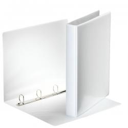 Cheap Stationery Supply of Esselte FSC Presentation Ring Binder Polypropylene 4 D-Ring 25mm A4 White 49702 Pack of 10 400203 Office Statationery