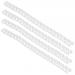 GBC Binding Wire Elements 34 Loop for 100 Sheets 11mm A4 White Ref RG810770 [Pack 100]