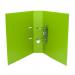 The photo shows 10 5 Star Lever Arch Files in a bright green color. Each file is labeled with the 5 Star Office logo and has a sturdy lever arch mechanism. The A4 size accommodates standard documents, and the files are organized neatly in a stack.