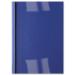 GBC Thermal Binding Covers 6mm Front PVC Clear Back Leathergrain A4 Royal Blue Ref IB451034 [Pack 100]
