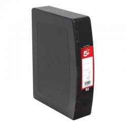 Cheap Stationery Supply of 5 Star Office Box File Capacity 70mm Polypropylene Twin Clip Lock Foolscap Black 464521 Office Statationery