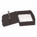The photograph shows a black Spicers box file with a 70mm capacity and twin clip lock. Made of polypropylene, this box file is designed to hold foolscap sized papers securely. The sleek design and sturdy construction make it a practical choice for any office setting. The clip lock ensures that documents stay in place, while the black color adds a professional touch to any workspace. The compact size of the box file is perfect for organizing and storing important papers.