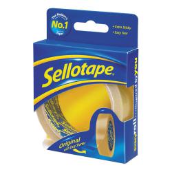 Cheap Stationery Supply of Sellotape Original Golden Tape Roll Non-static Easy-tear Retail Pack 24mmx50m 1629146 Pack of 6 470456 Office Statationery