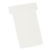 Nobo T-Cards 160gsm Tab Top 15mm W60x Bottom W48.5x Full H85mm Size 2 White Ref 2002002 [Pack 100]