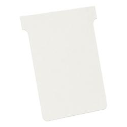 Cheap Stationery Supply of Nobo T-Cards 160gsm Tab Top 15mm W92x Bottom W80x Full H120mm Size 3 White 2003002 Pack of 100 490936 Office Statationery