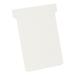 Nobo T-Cards 160gsm Tab Top 15mm W92x Bottom W80x Full H120mm Size 3 White Ref 2003002 [Pack 100]