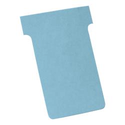 Cheap Stationery Supply of Nobo T-Cards 160gsm Tab Top 15mm W60x Bottom W48.5x Full H85mm Size 2 Light Blue 2002006 Pack of 100 490987 Office Statationery