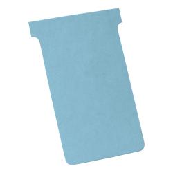 Cheap Stationery Supply of Nobo T-Cards 160gsm Tab Top 15mm W124x Bottom W112x Full H180mm Size 4 Light Blue 2004006 Pack of 100 491001 Office Statationery
