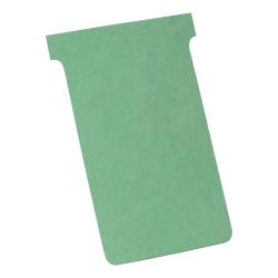 Cheap Stationery Supply of Nobo T-Cards 160gsm Tab Top 15mm W124x Bottom W112x Full H180mm Size 4 Green 32938924 Pack of 100 491060 Office Statationery