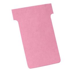 Cheap Stationery Supply of Nobo T-Cards 160gsm Tab Top 15mm W60x Bottom W48.5x Full H85mm Size 2 Pink 2002008 Pack of 100 491133 Office Statationery