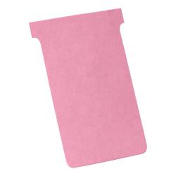 Cheap Stationery Supply of Nobo T-Cards 160gsm Tab Top 15mm W124x Bottom W112x Full H180mm Size 4 Pink 2004008 Pack of 100 49115X Office Statationery