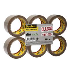 Cheap Stationery Supply of Scotch Classic Packaging Tape 50mmx66m Buff CL5066F6B Pack of 6 495045 Office Statationery