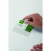 Durable Pocketfix Business Card Pocket Self Adhesive Top Opening 57x90mm Ref 8093 [Pack 10]