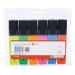 This photo features a pack of 5 Star Highlighters, including 6 chisel-tip highlighters in assorted colors. The tip size ranges from 1-5mm, perfect for precise highlighting. The highlighters come in a sleek wallet pack for easy storage and organization.