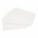 The photograph captures a stack of 5 Star Office Record Cards, each measuring 5x3 inches, neatly arranged in a 5 Star Card Indexing system. The cards are a crisp, clean white color and come in a pack of 100. The precision and organization of this indexing system is evident in the photograph, making it a practical and efficient tool for any office setting.