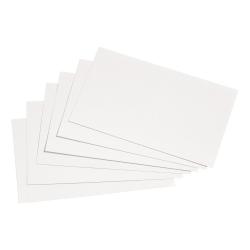 Cheap Stationery Supply of 5 Star Office Record Cards Blank 5x3in 127x76mm White Pack of 100 502462 Office Statationery