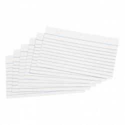 Cheap Stationery Supply of 5 Star Office Record Cards Ruled Both Sides 5x3in 127x76mm White Pack of 100 50256X Office Statationery