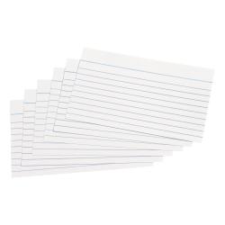 Cheap Stationery Supply of 5 Star Office Record Cards Ruled Both Sides 5x3in 127x76mm White Pack of 100 50256X Office Statationery
