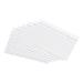 The photograph shows a stack of white 5 Star Office Record Cards, each measuring 6x4 inches (152x102mm). The cards are ruled on both sides and come in a pack of 100. The cards are neatly organized in a 5 Star Card Indexing system, with clear labeling and tabs for easy identification. The overall appearance is professional and practical, perfect for any office or personal record-keeping needs.