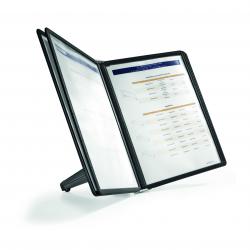 Cheap Stationery Supply of Durable Display Unit Space Saving with 5 Panels A4 Black 5540/01 509428 Office Statationery