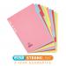 Elba Subject Dividers 10-Part Card Multipunched Recyclable 160gsm A4 Assorted Ref 400007246