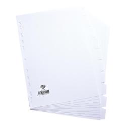 Cheap Stationery Supply of Elba Subject Dividers 10-Part Card Multipunched 160gsm A4 White 100204881 514568 Office Statationery