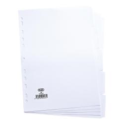 Cheap Stationery Supply of Elba Subject Dividers 5-Part Card Multipunched 160gsm A4 White 100204880 514576 Office Statationery
