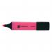 The photograph captures a set of 5 Star Highlighters in shades of pink. The chisel tips are visible, with a line width ranging from 1 to 5mm. A pack of 12 highlighters is neatly arranged in the image, creating a vibrant and eye-catching display.