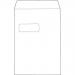 The picture shows a stack of white C4 envelopes with a press seal and a window in the corner. They are labeled as 5 Star Value Envelopes and are 100gsm. The dimensions are 324x229mm and there are 250 in a pack.