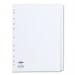This image features a set of Pukka Pads Ltd Dividers & Indexes. The dividers are from the Concord brand and are 20-part, with a multipunched design. The dividers are made from a sturdy 150gsm white paper and are designed to fit A4-size documents. The dividers are neatly organized and labeled, making it easy to categorize and separate different sections of a document. The white color of the dividers provides a clean and professional appearance.