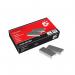 In the photo, there are 5000 staples neatly packed in a 5 Star branded box. The staples are size 24-6 and are suitable for office use.