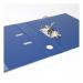 Elba Lever Arch File with Clear PVC Cover 70mm Spine A4 Blue Ref 100082303 [Pack 10] 625016
