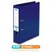 Elba Lever Arch File Polypropylene 70mm Spine A4 Blue Ref 100025926 [Pack 10]