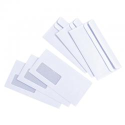Cheap Stationery Supply of 5 Star Value Envelopes Wallet Press Seal Window 80gsm DL 110x220mm White Pack of 1000 638515 Office Statationery