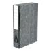 The photo shows sleek and sophisticated 5 Star Box Files, specifically the 5 Star Value Cloud Box Files, in a pack of 10. The files are arranged neatly and evenly, with crisp white labels on the front indicating their contents. The sturdy and durable material of the box files is evident, with crisp corners and defined edges. The smooth surface of the files gives off a professional and organized appearance. Overall, the photo showcases a practical and dependable stationary item.