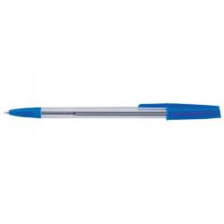 Cheap Stationery Supply of 5 Star Value Ball Pens Medium 1.00mm Tip 0.7mm Line Blue Pack of 50 638817 Office Statationery