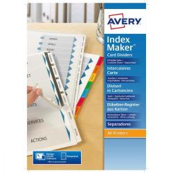 Cheap Stationery Supply of Avery IndexMaker Divider Set Unpunched A4 10-Part 01816061 L7410-10M 643166 Office Statationery
