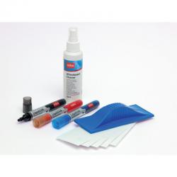 Cheap Stationery Supply of Nobo Whiteboard Starter Kit 3 Asst Drywipe Markers/Eraser/Refills/125ml Cleaning Fluid Spray 34438861 696776 Office Statationery