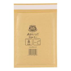 Cheap Stationery Supply of Jiffy Airkraft Bubble Bag Envelopes Size 0 Gold 140x195mm Gold JLGO0 Pack of 100 697569 Office Statationery