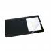 Durable Desk Mat with Transparent Overlay W530xD400mm Black Ref 7202/01